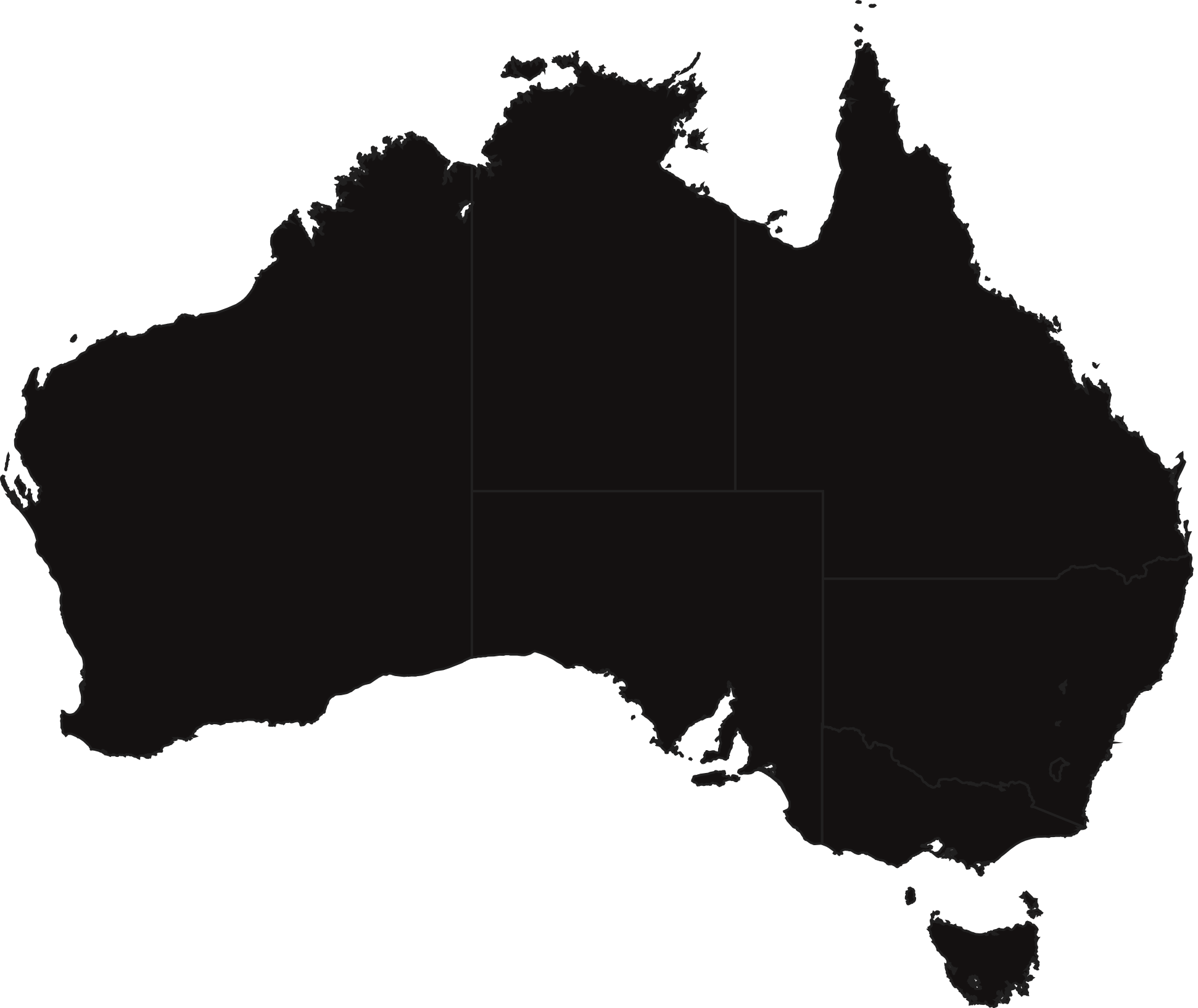 Map of Australia