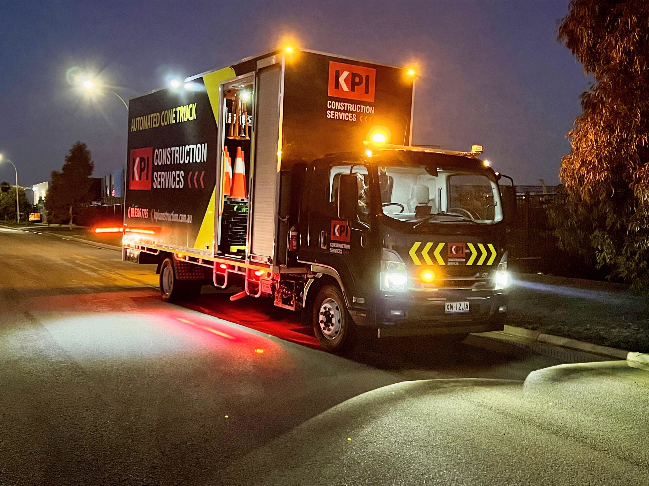 AUTOMATED CONE TRUCK